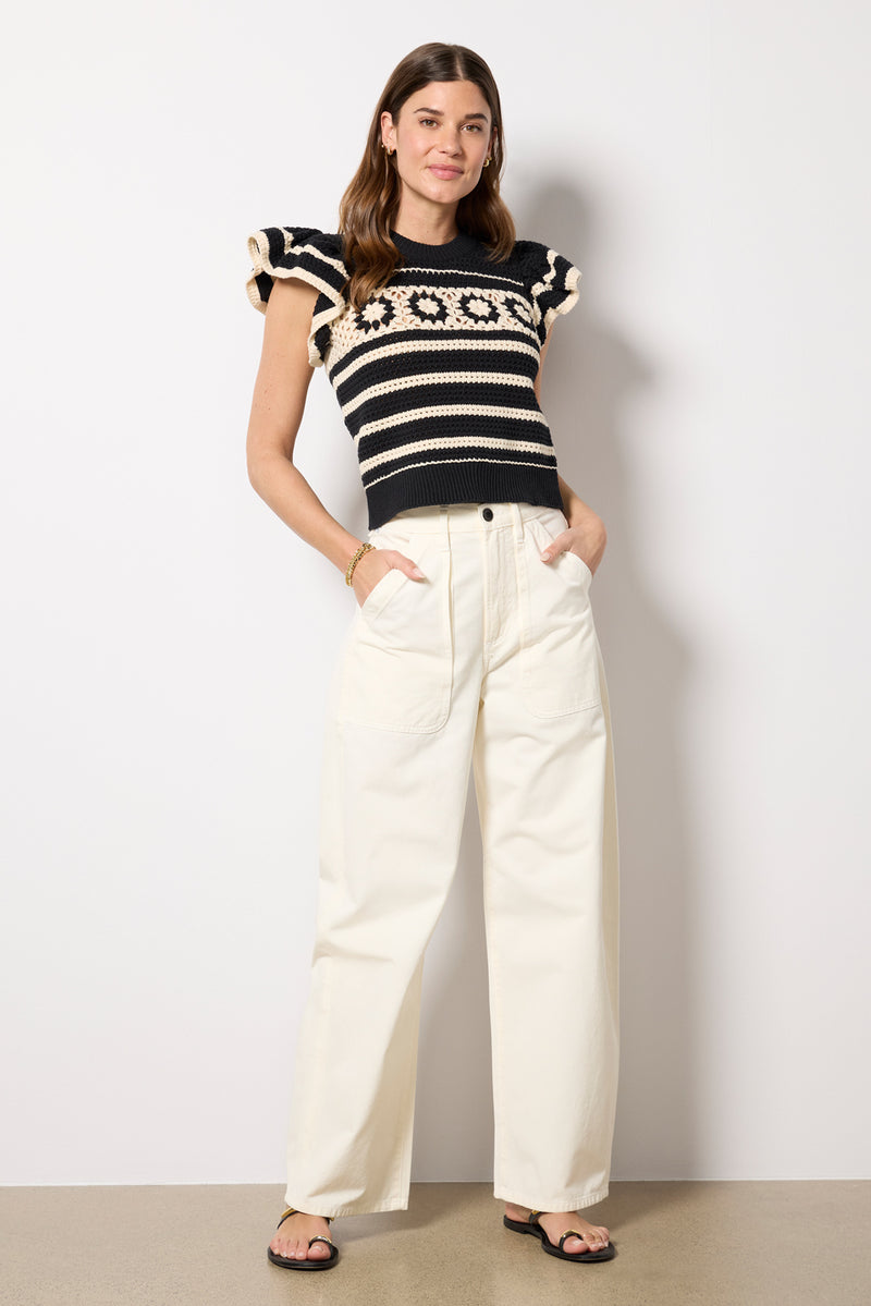 LOVELY PENELOPE WAISTCOAT (OREO)