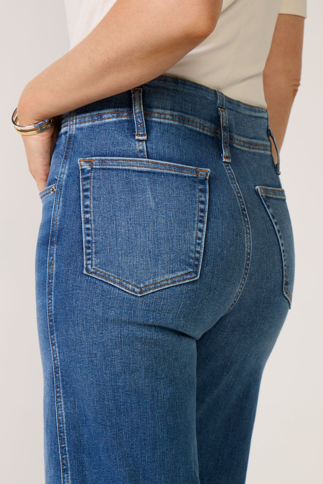 The Seamed Wide Trouser Crop