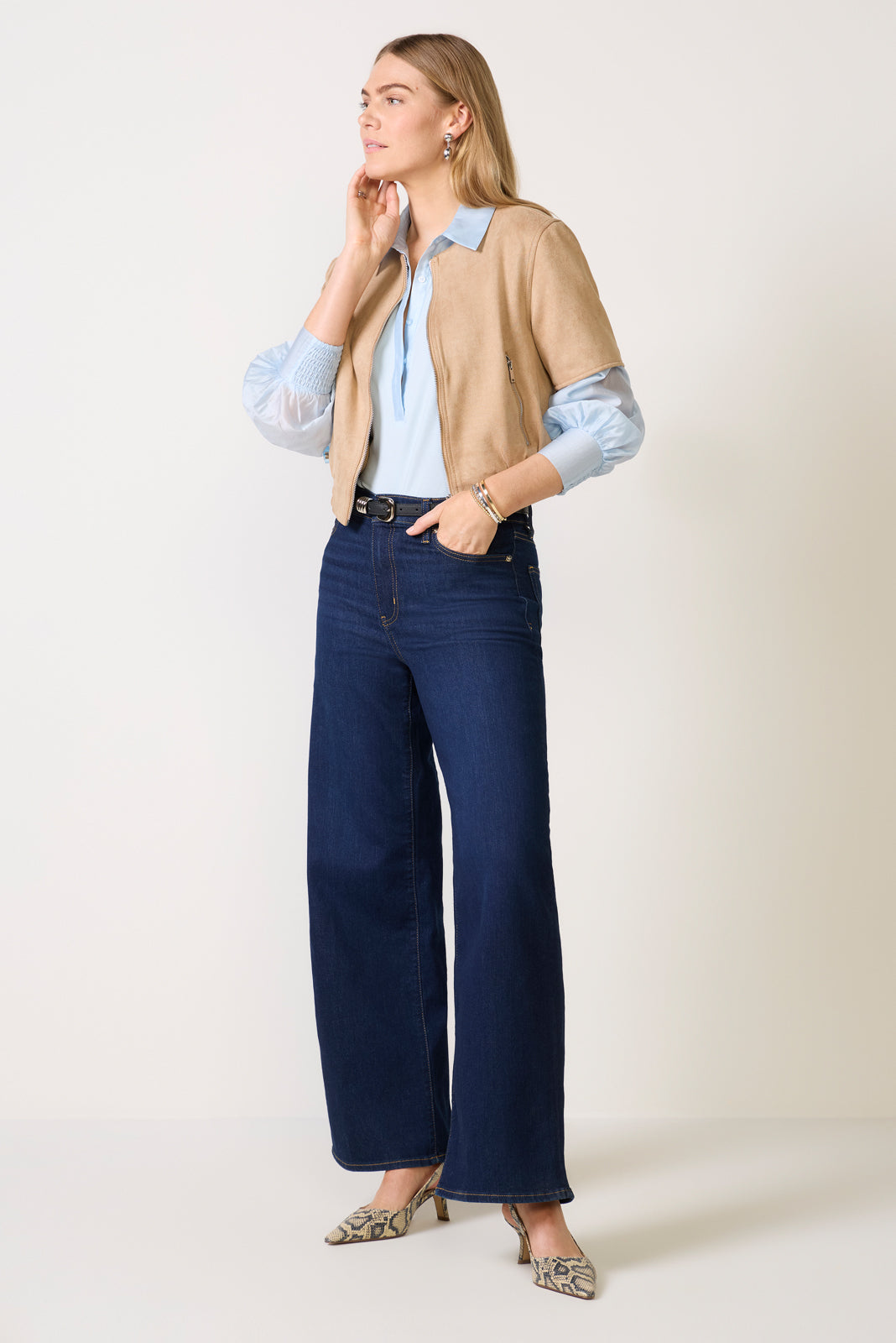 Nelly Sheer Sleeve Top