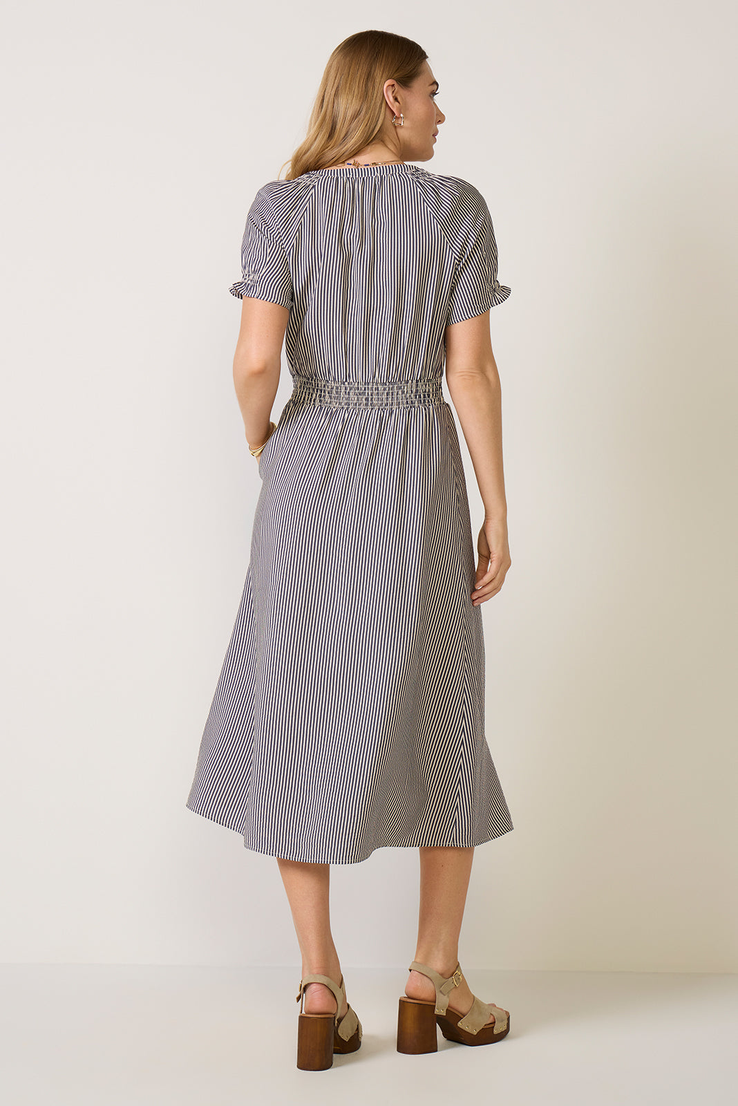 Mina Stripe Midi Dress