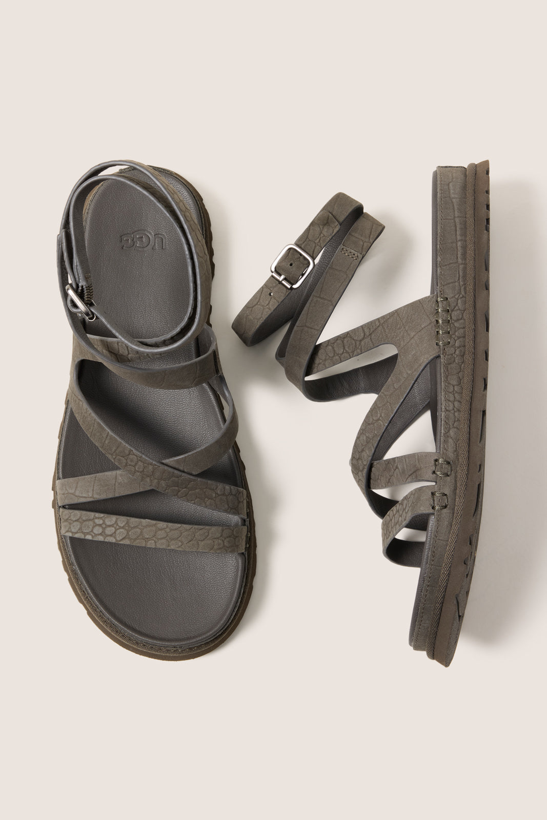 Goldgengaze Embossed Ankle Wrap