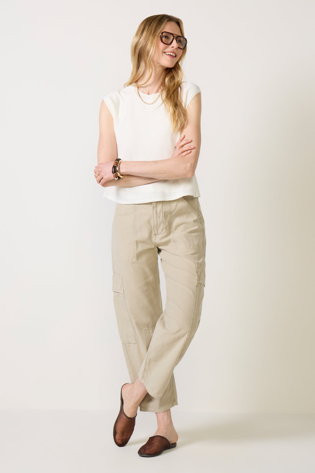 Mirren Sleeveless Twofer Tank