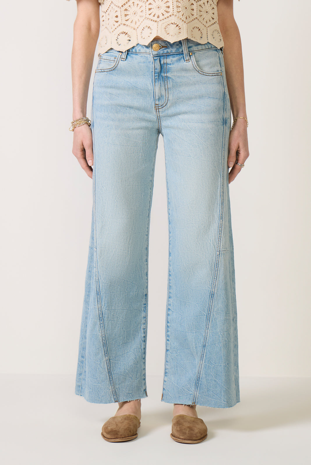 Meg Wide Leg w Side Panel