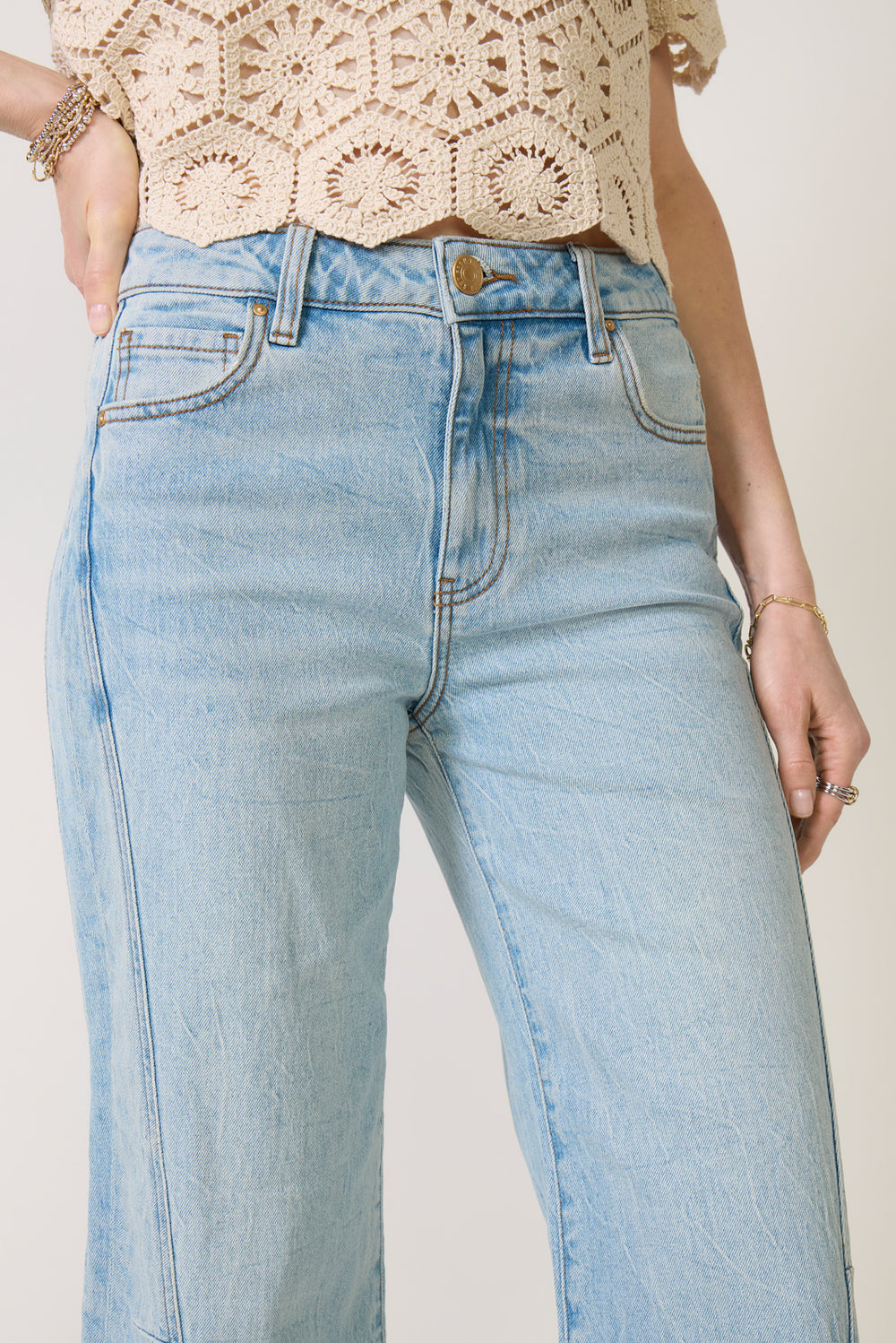 Meg Wide Leg w Side Panel