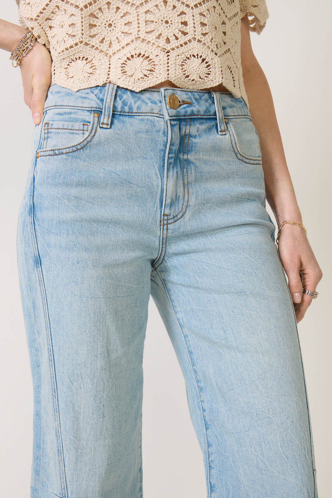 Meg Wide Leg w Side Panel