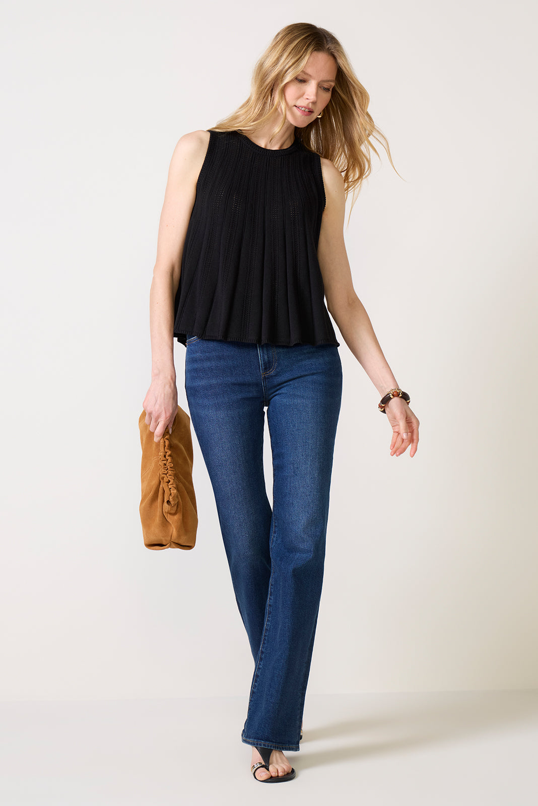 Mira Swing Hem Crew Tank