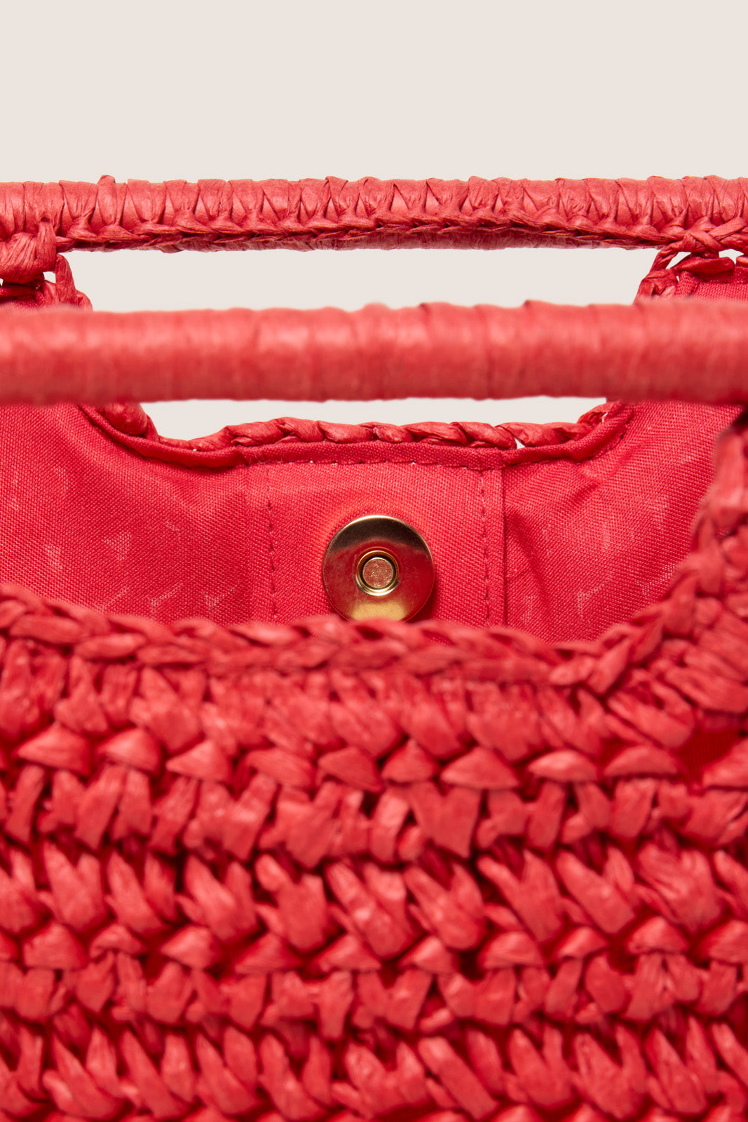 roodクラッチバッグ Beckett Raffia Clutch