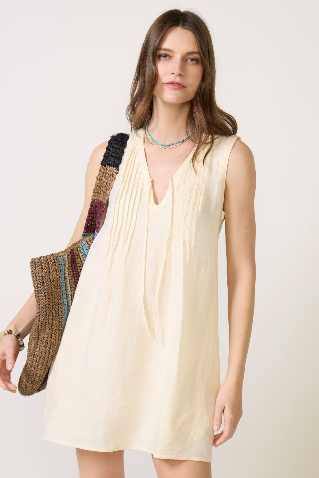 Stella Linen Mini Dress