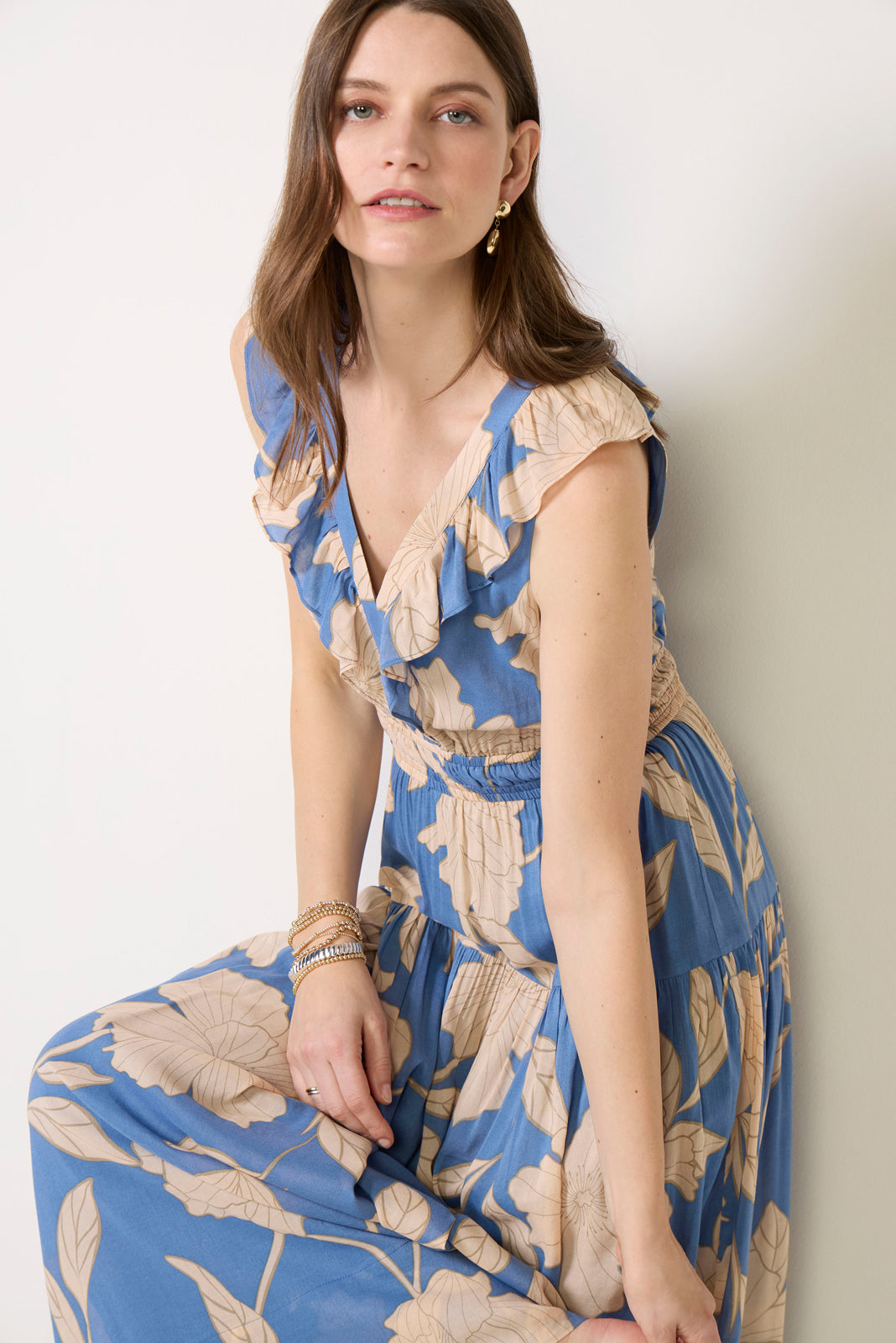 Malene Bloom Floral Maxi Dress