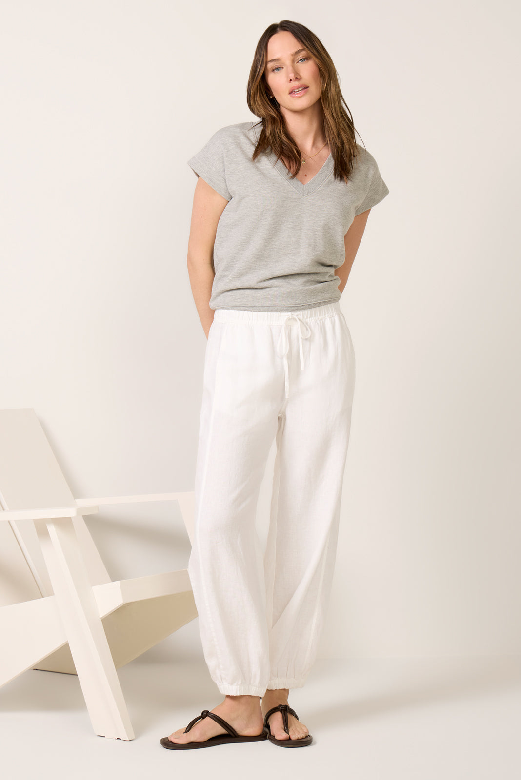 Melody Micro Linen Balloon Pant