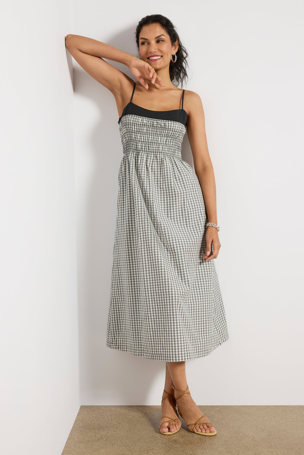rails dresses Ivoryjetgingham / L