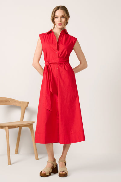 strapless open back dress Perry Midi Dress