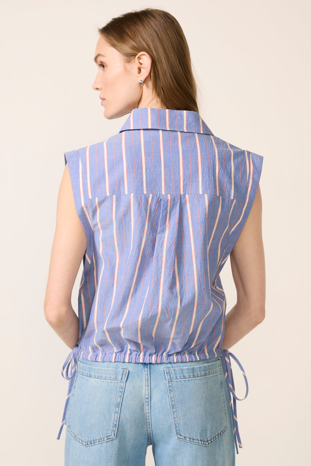 Gwen Side Tie Popover Top