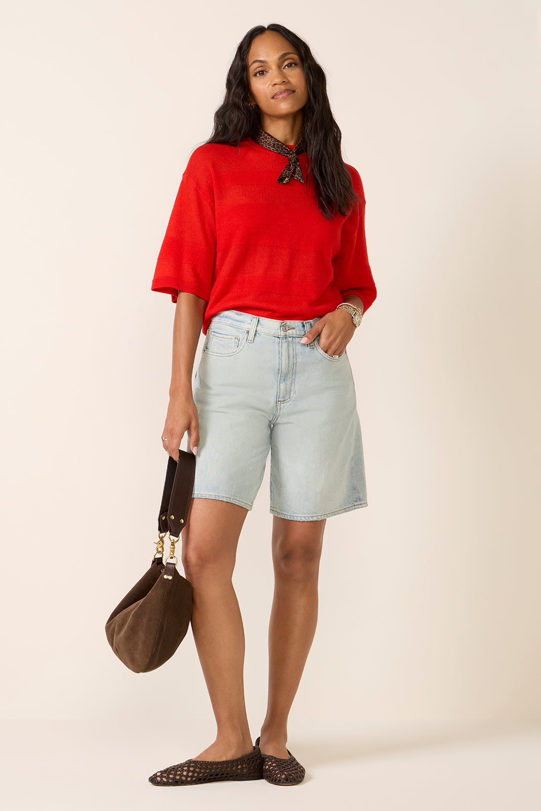 Tara Featherweight Sweater Tee