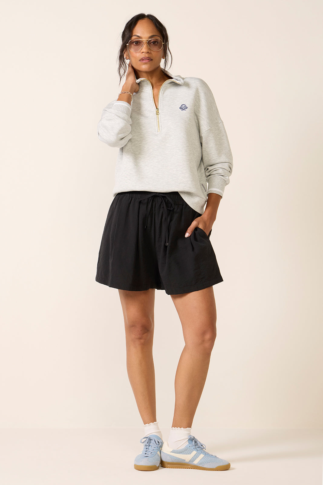 Bertie Half Zip Sweat