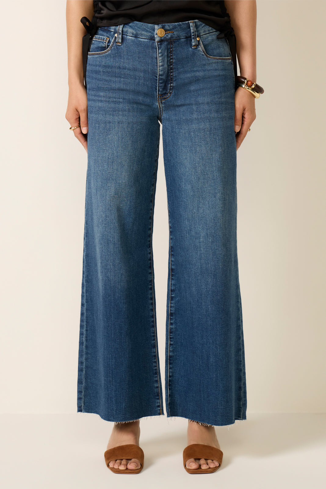 Meg Wide Leg W/ Raw Hem