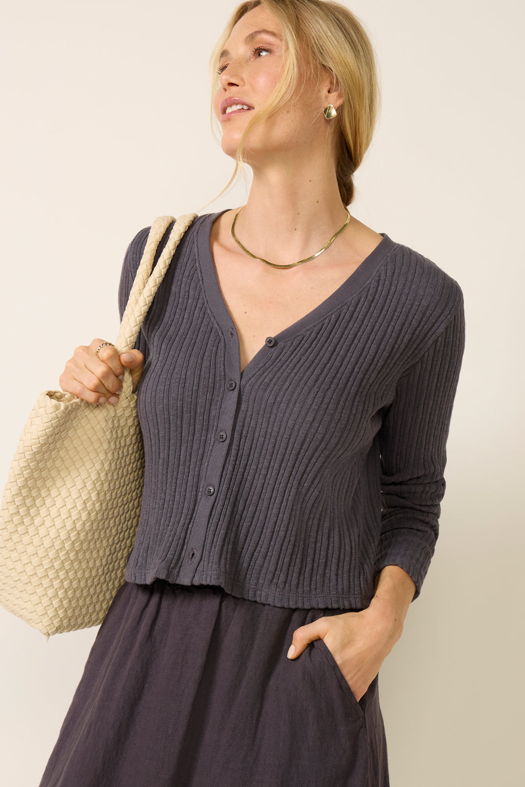 Variegated Stripe Cardigan