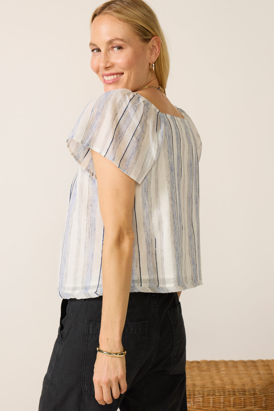 Reed Striped Blouse