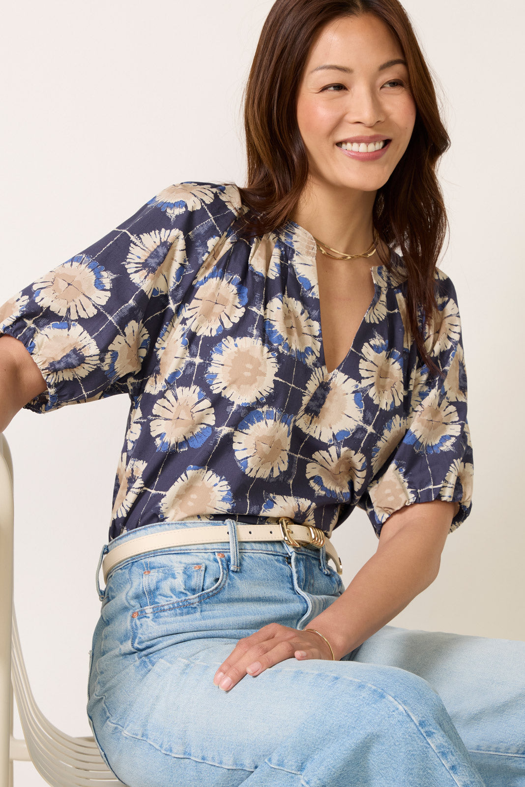 Kellen Dye Effect Blouse