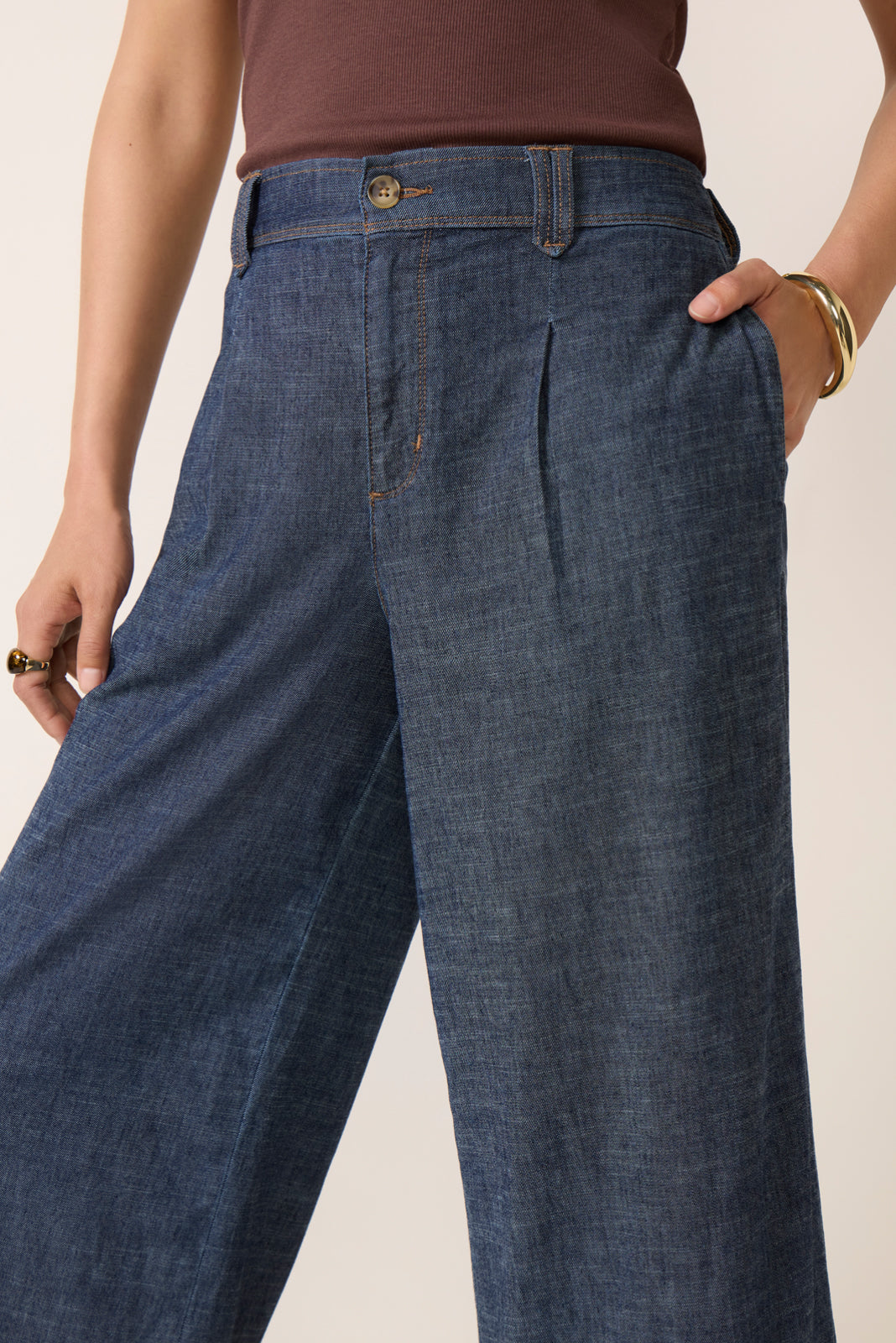 Jenny Pleated Culotte Pant