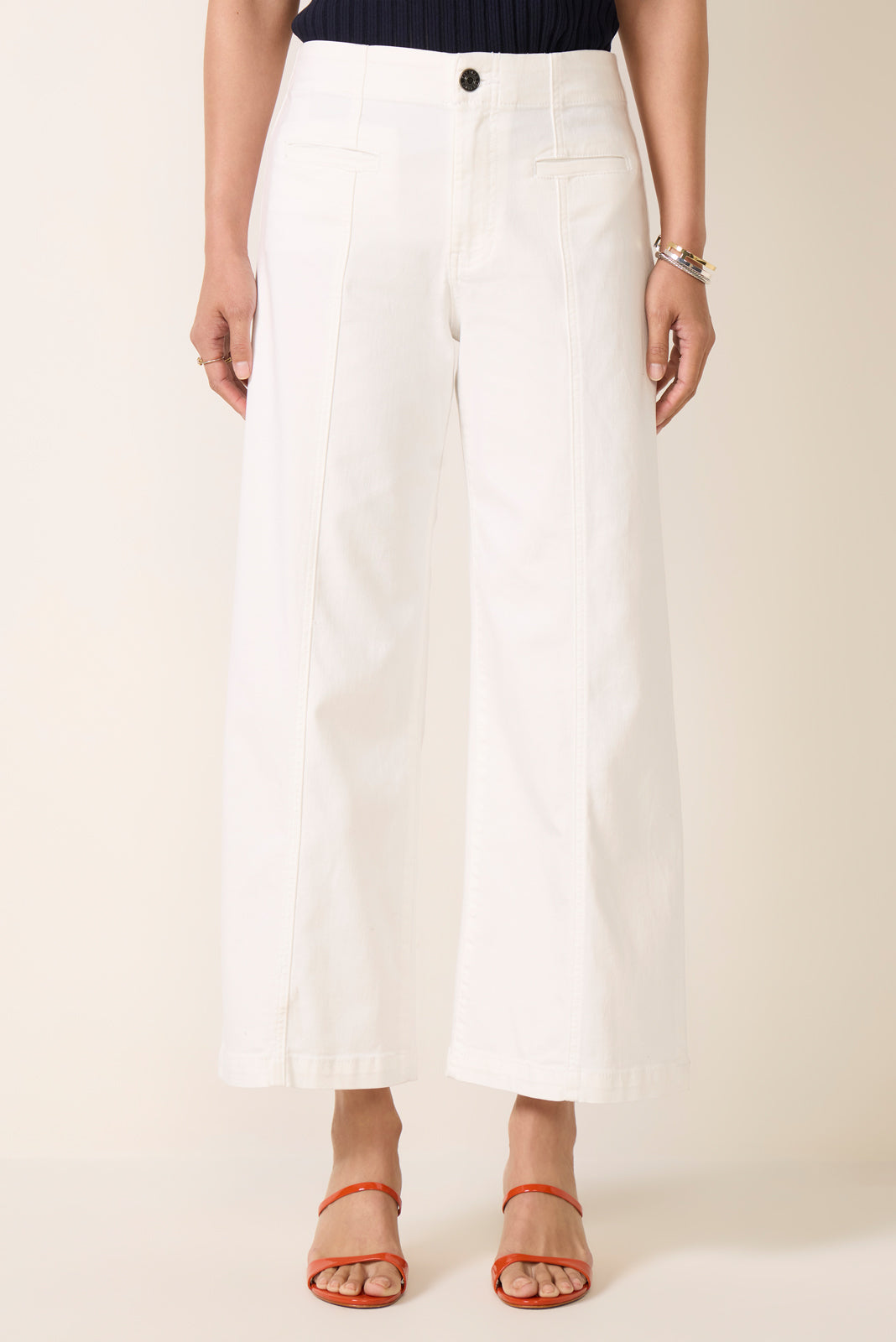 Meg Wide Leg W/ Stitch Detail