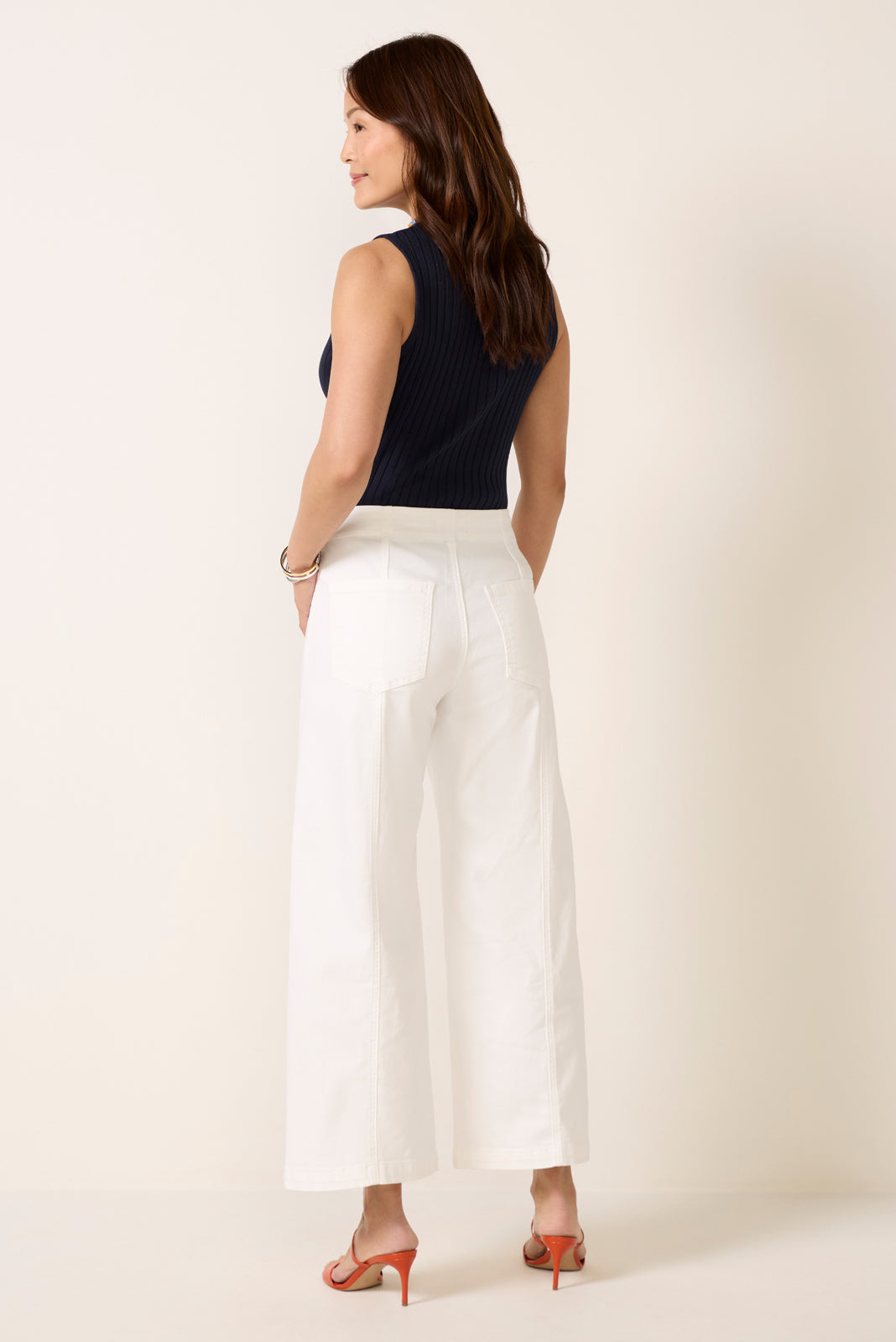 Meg Wide Leg W/ Stitch Detail