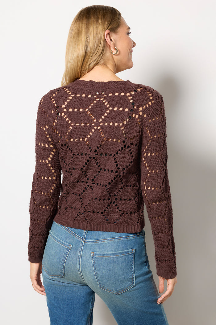 Rosalind Checkered Cardigan