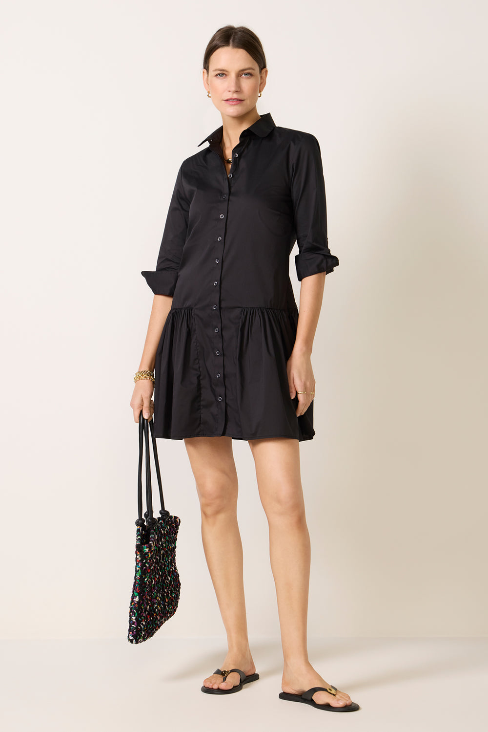 The Drop Waist Shirt Dress