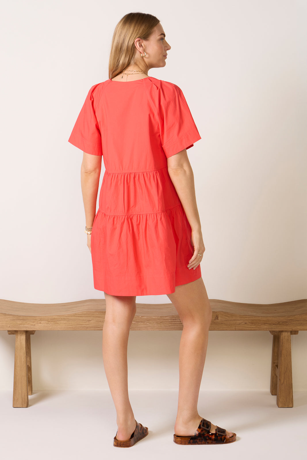 EVEREVE Women's Ashlyn Shift Dress, Size Small, Red EVEREVE Women's Ashlyn Shift Dress, Size Small, Red