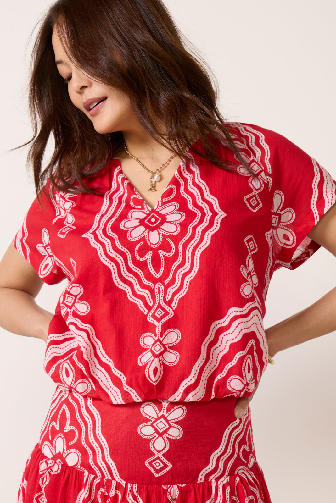 Jaylin Flutter Sleeve Top
