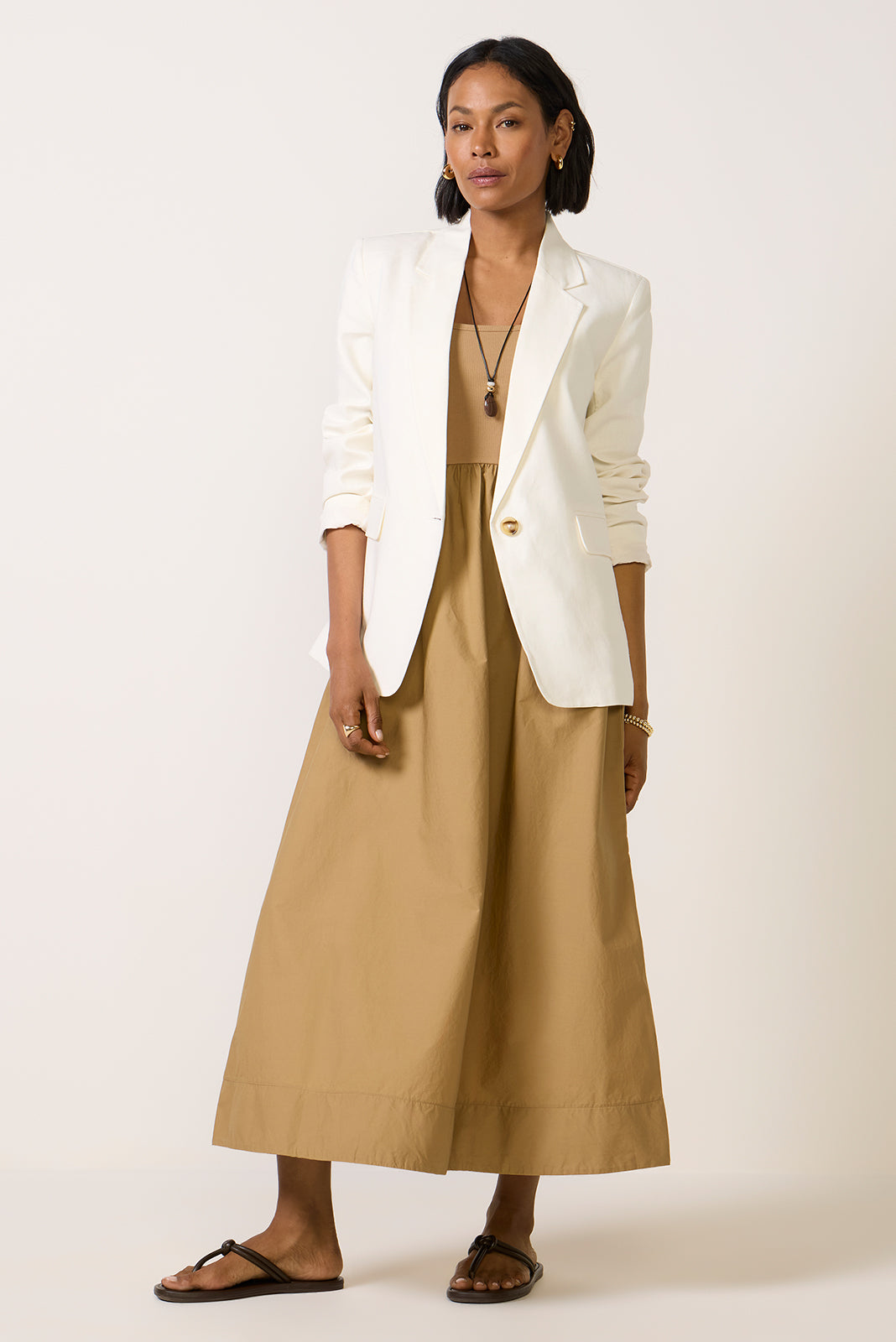 BLEEVE...Linen Collection 03 XSサイズ Evan Linen Blazer
