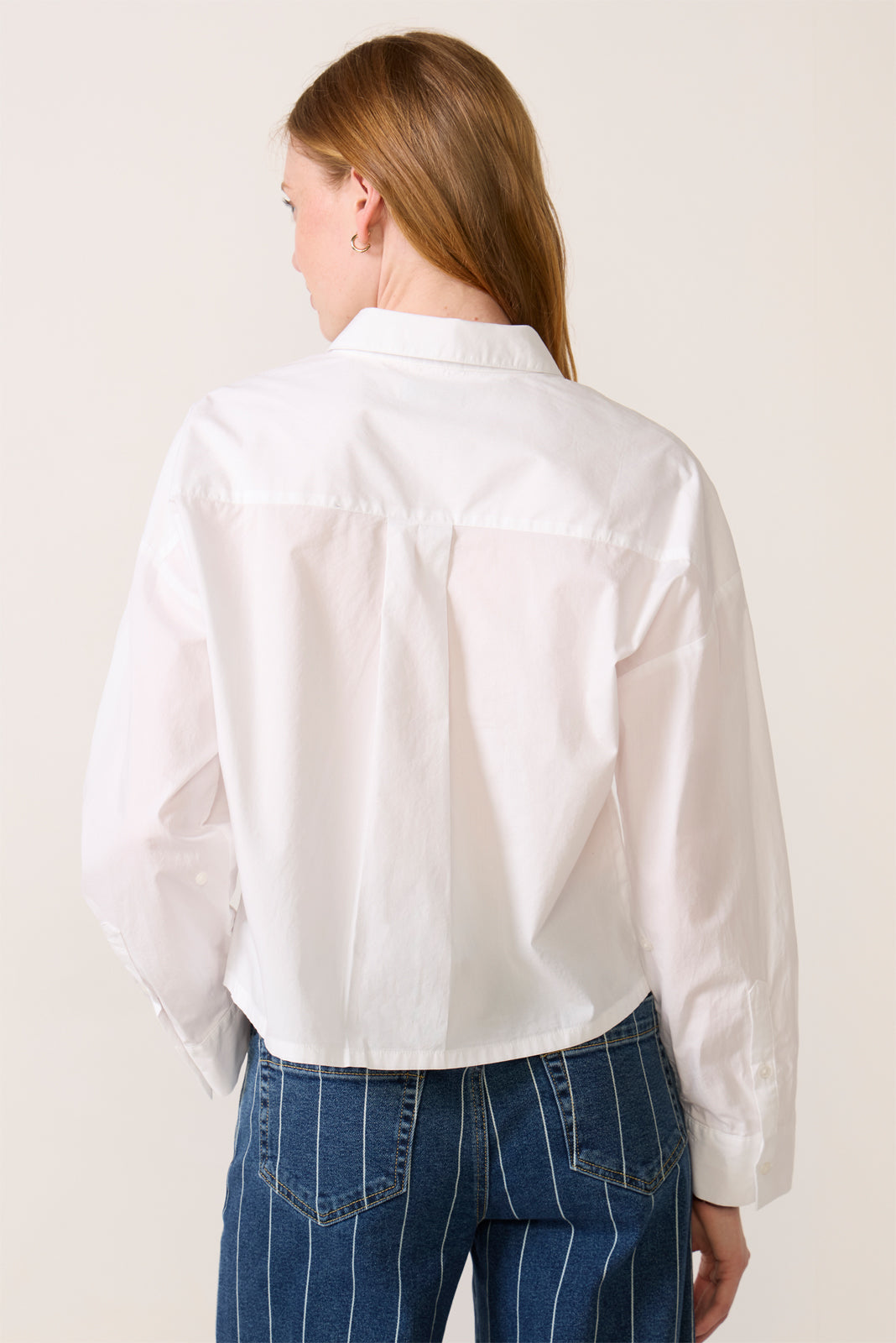 dress shirt crop top EVEREVE Women's Aiden Shirt, Size Small, White, Cotton Viscose Colors:Rose Pink 828 Remi has a zip occasion_going out Spring Wedding Guest Dresses