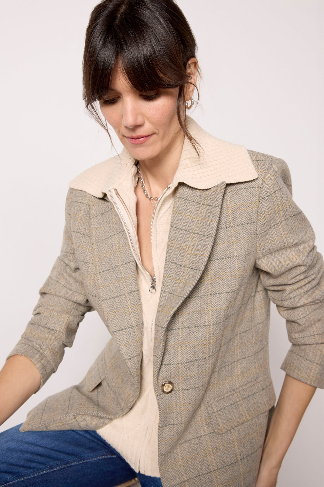 Dawson Plaid Blazer