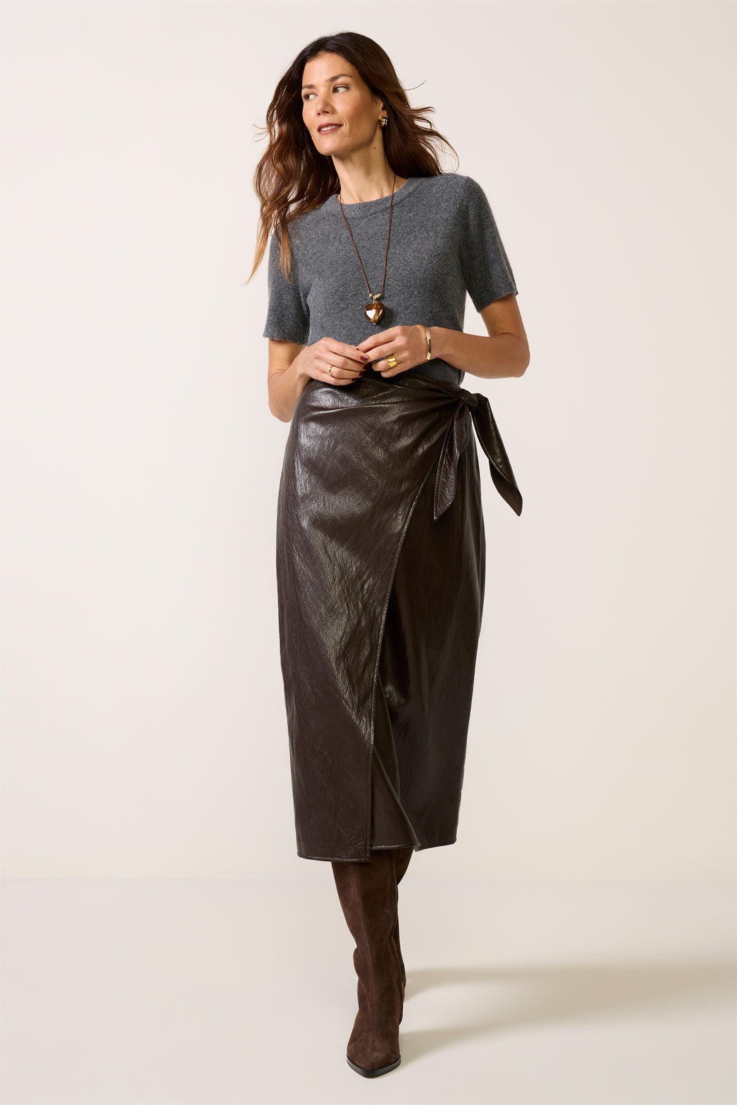 Vegan Wrap Skirt