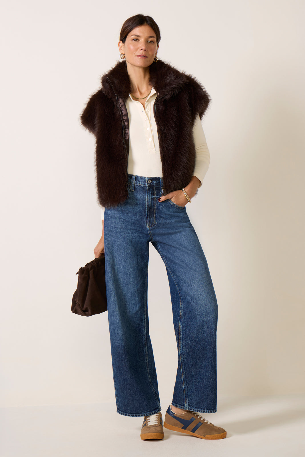 Silky Fur Vest
