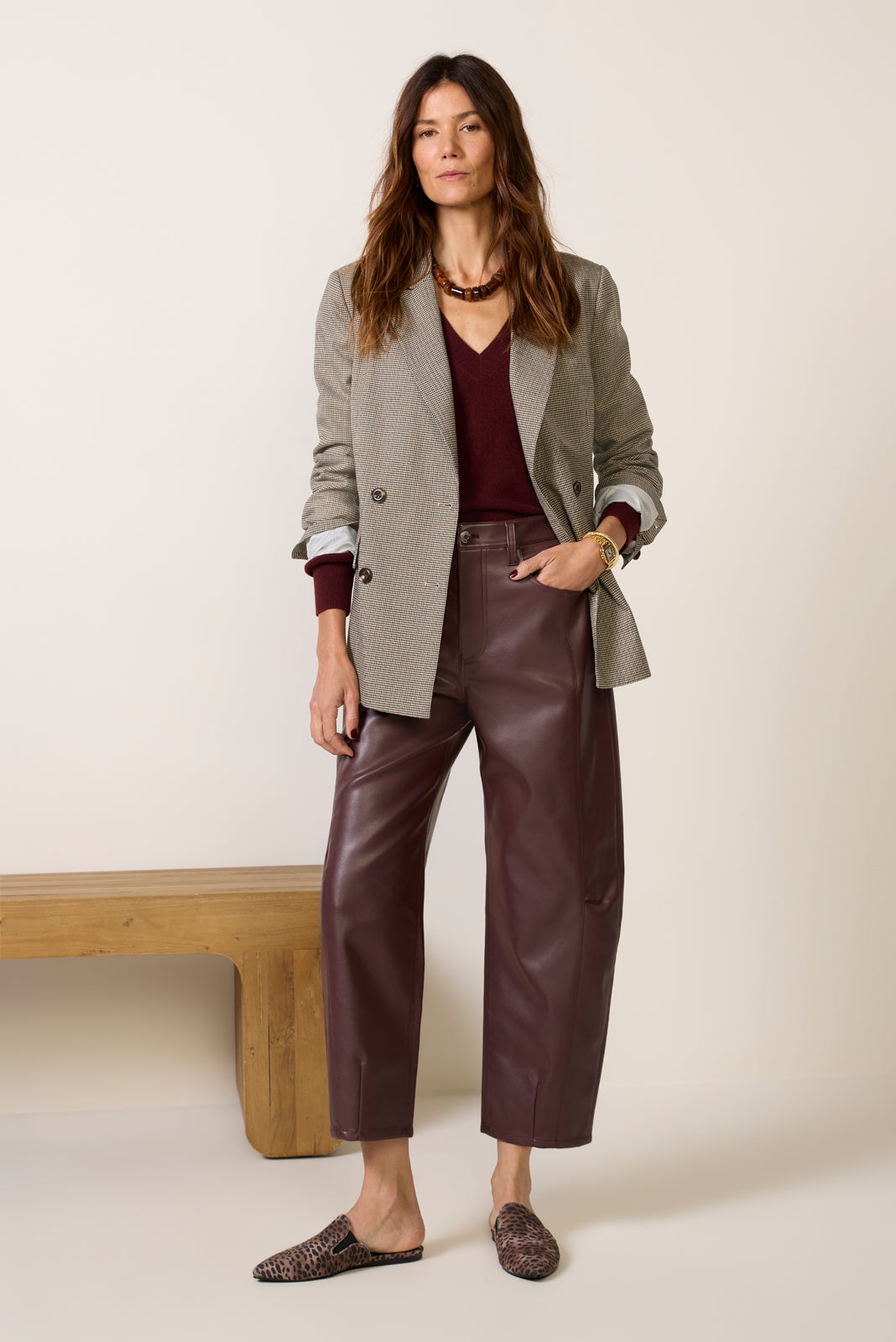Fern Plaid Blazer