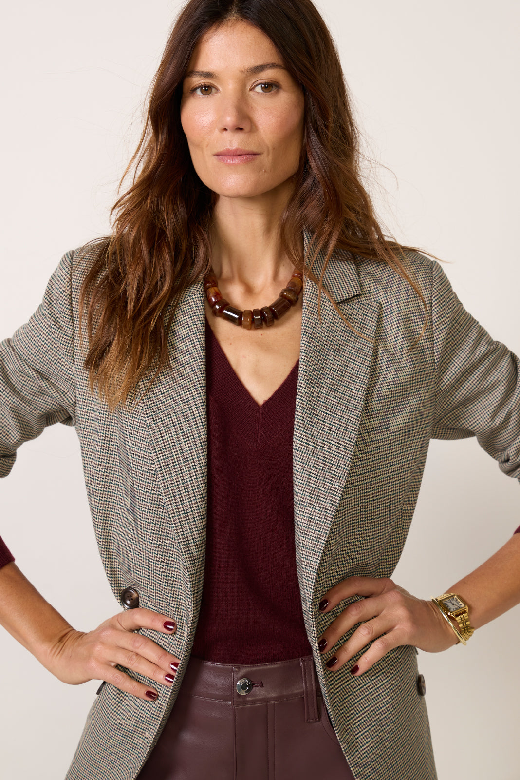 Fern Plaid Blazer