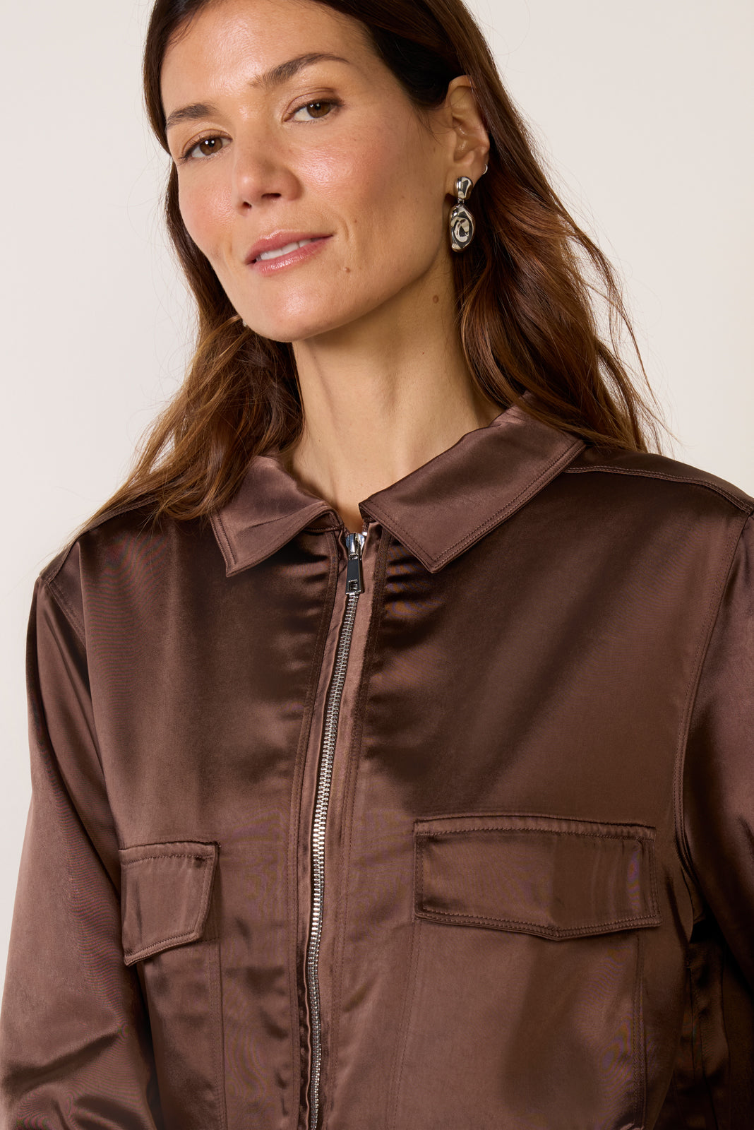 Flor Satin Jacket
