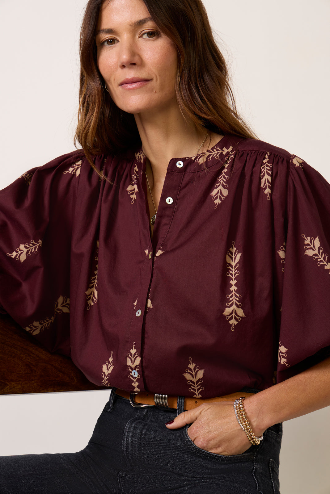 Wilma Printed Blouse