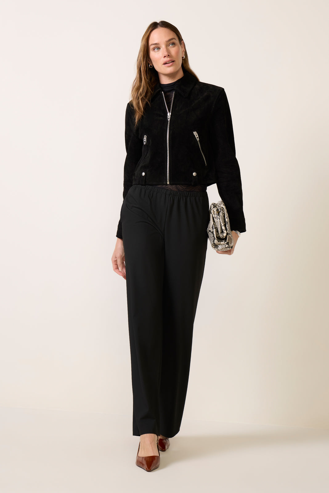 Latte Frappe Suede Jacket