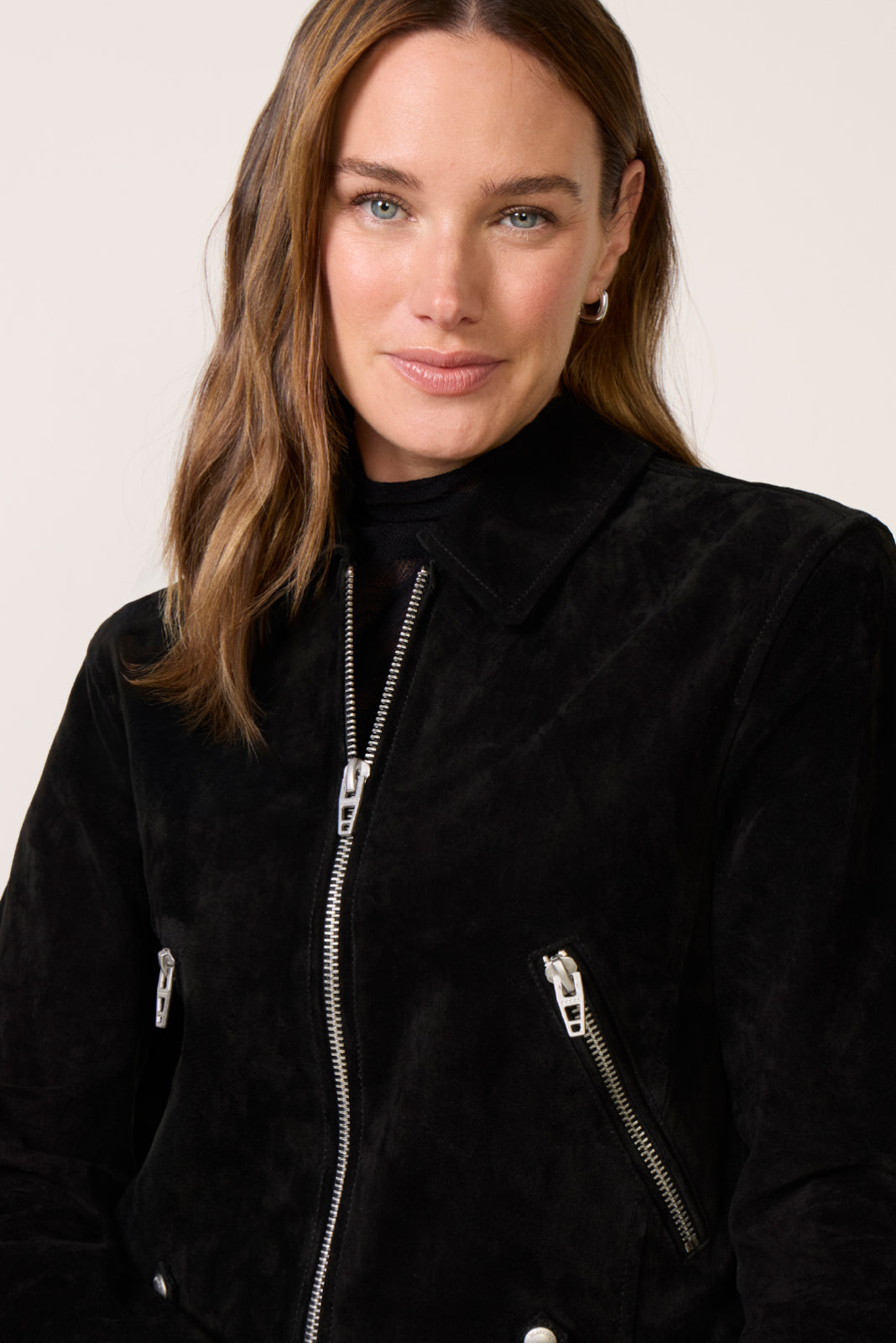 Latte Frappe Suede Jacket