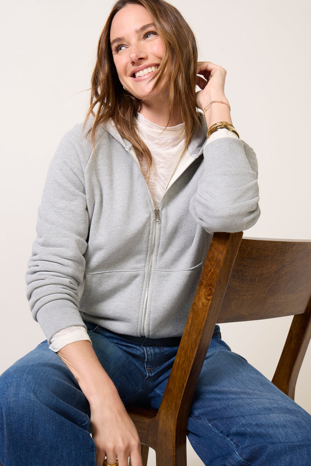 Heritage Zip Up Sweatshirt
