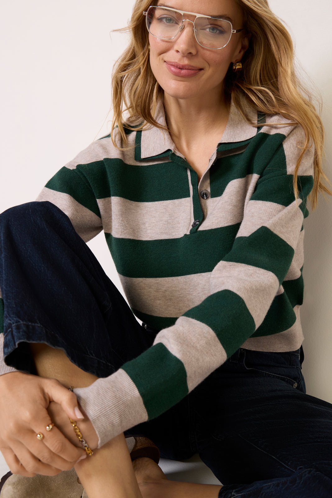 Lennon Rugby Stripe Pullover