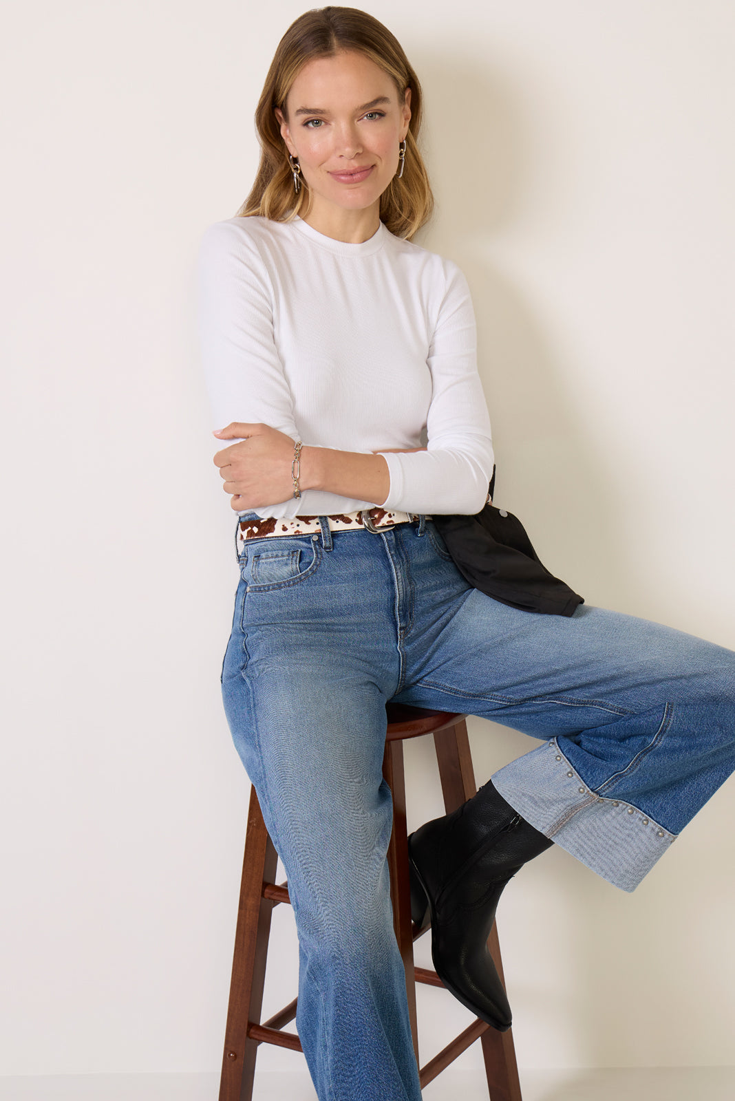 Rilo Rib Long Sleeve Top