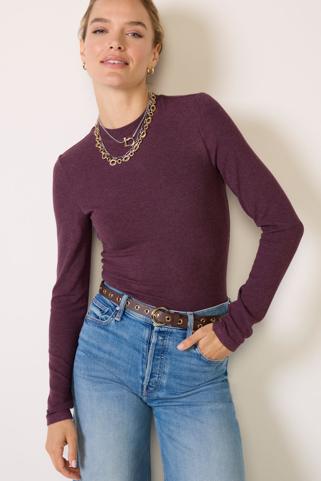 Rilo Rib Long Sleeve Top