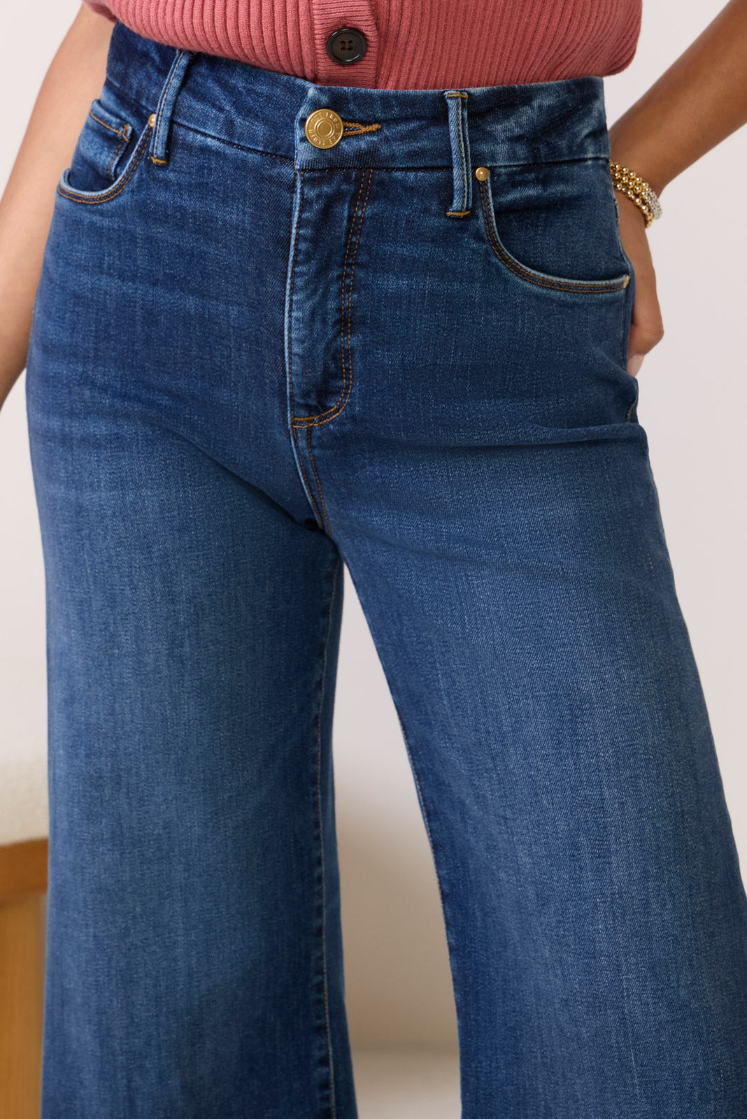 Petite Meg Wide Leg Jean