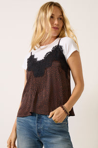 Juliette Lace Pintuck Cami