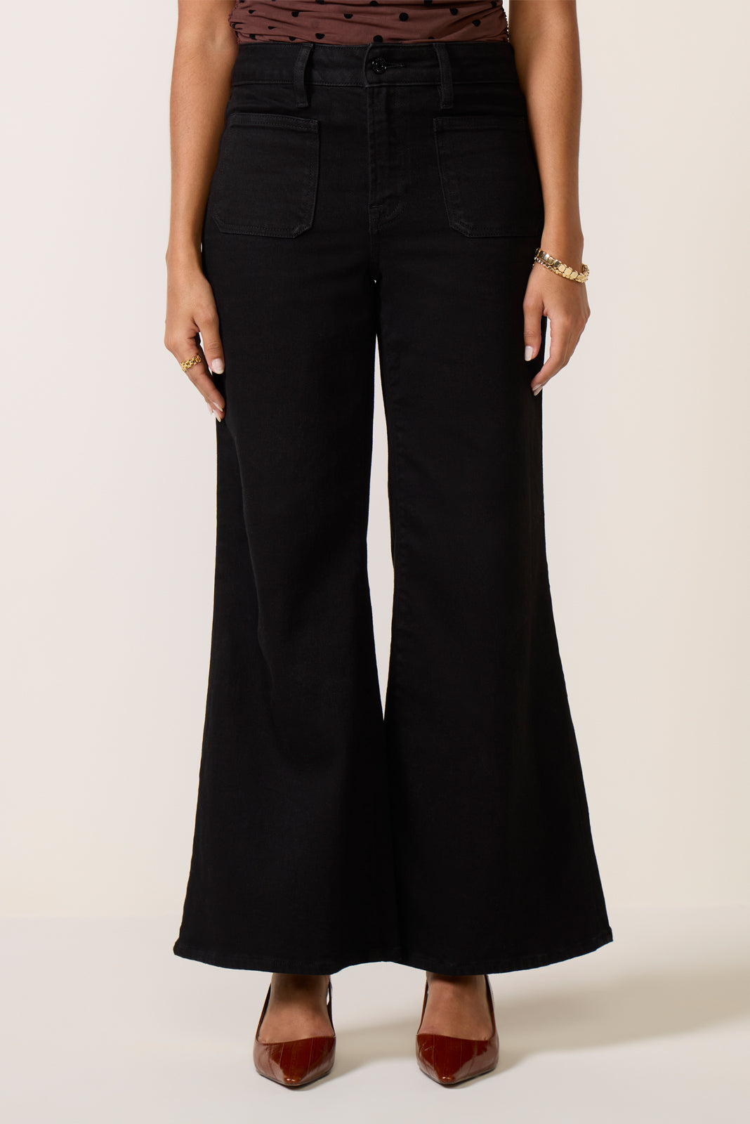 Petite Good Waist Palazzo Jeans
