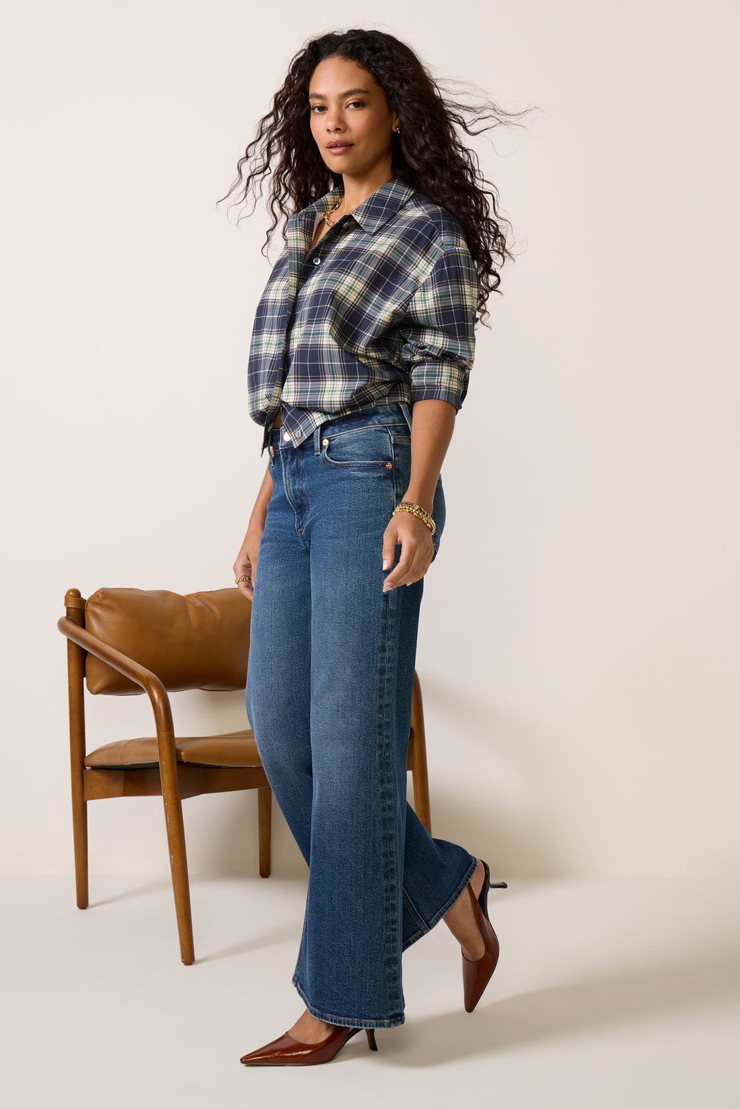 Petite Vivian Wide Leg Jean