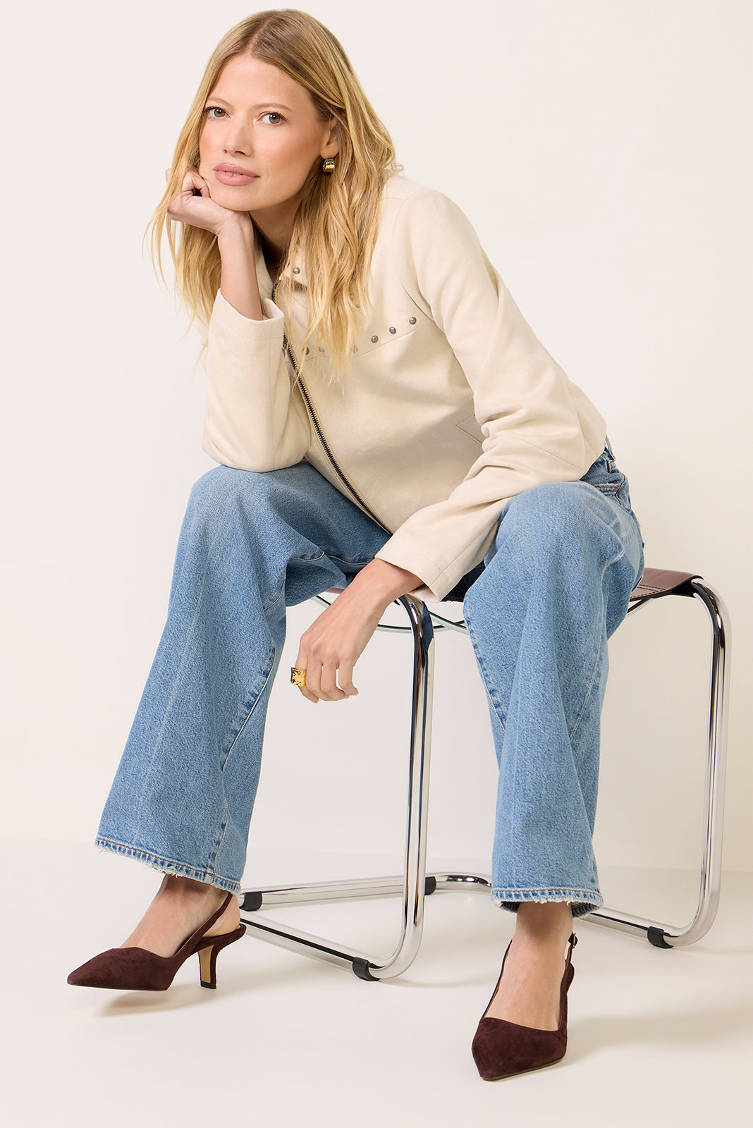 Moxie Faux Suede Jacket